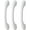 Pack of 3, variant on Moen LR2250DW 9-Inch Home Care Designer Hand Grip, Glacier White Pack of 2