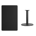 thumbnail image 4 of Bowery Hill 30" x 48" Restarant Dining Table in Black, 4 of 8