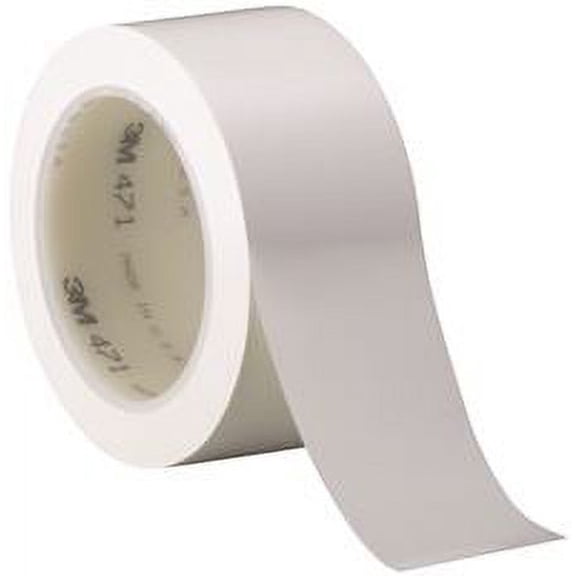 3M 471 Vinyl Tape, 2 In. X 36 Yd., White