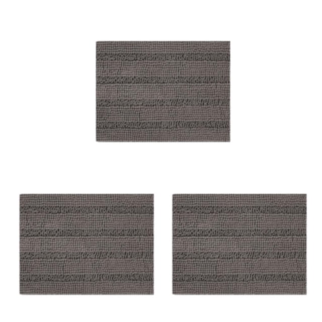 Toystoory Alfombrilla de baño antideslizante, seguro y elegante, con alfombra de baño fácil de limpiar, alfombrillas de baño cómodas, gris Type1 NO1