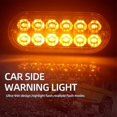 thumbnail image 4 of 12V 12LED Side Marker Tail Warning Light Lamp Car Breakdown Emergency Light Car Trailer Beacon Lamp LED Light Amber For Automobile Truck Motorcycle, 4 of 5
