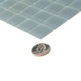 thumbnail image 4 of 10 pack Coin Gray 11.8 in. x 11.8 in. 1x1 Matte Finished Glass Mosaic Floor and Wall Tile (9.67 sq. ft./Case), 4 of 5