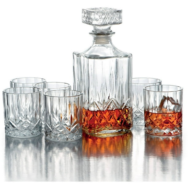 Crystal Clear 7Piece Whiskey Set