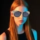 thumbnail image 5 of KAKOWELY Gafas de sol con diamantes de imitación, modernas y retro, con protección solar para exteriores., 5 of 5