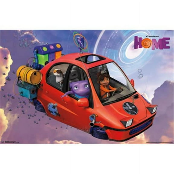 Posterazzi  Dreamworks Home - Car Poster Print - 24 x 36 in.