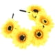 thumbnail image 3 of KAKOWELY Diadema decorativa con forma de girasol, novedosa diadema, adorable diadema de girasol decorativa., 3 of 5