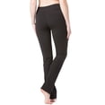 thumbnail image 2 of Fishers Finery Women's Ecofabric Straight Leg Yoga Pant; Cotton & Modal Blend (Black, L), 2 of 6