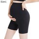 thumbnail image 2 of Ropa interior de cintura sin costuras para mujeres embarazadas, ropa interior de cintura alta y muslo medio, negro, L, 2 of 8