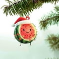 thumbnail image 4 of Lssam Watermelon Christmas Ornaments, Festive Mini Fruit Decor for Tree Hanging, Cute Winter Gift for Holiday Party Favors & Indoor Outdoor Decor, 4 of 8