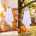 thumbnail image 4 of Halloween Hanging Ghost Decor, 25" White Ghost Pendant Ornaments,Outdoor Indoor Halloween Decor for Porch,Tree,Yard,Window,Garden,Spooky Flying Ghosts Props, 4 of 7