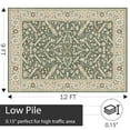 thumbnail image 7 of SIXHOME 9'x12' Area Rugs for Living Room Washable Rugs Carpet Vintage Traditional Rugs for Bedroom Dinning Room Office Soft Non Slip Large Area Rug Retro Home Decor Green, 7 of 7