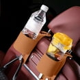 thumbnail image 5 of RKSTN Car Seat Hook, Car Storage Bag, Rear Water Cup Holder, Multi-Function Storage Box, Brown, 5 of 5