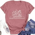 thumbnail image 4 of WEAIXIMIUNG Valentine's Day Women's Printed Short Sleeved Round Neck T Shirt, 4 of 4