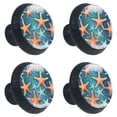 thumbnail image 2 of 4 Pcs Starfish Knobs for Kitchen Cabinet Cupboard Dresser Bookcase Drawer Pulls Handles Round Home Decor, 2 of 8