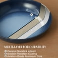 thumbnail image 4 of Koch Systeme CS 8 inch Nonstick Frying Pan with Ceramic Coating, Small Skillet, Dishwasher and Oven Safe, Gradient Blue, 4 of 12
