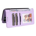 thumbnail image 4 of Allytechgroup Flip Case for Samsung Galaxy S25 Ultra with Credit Card Slot, RFID Blocking PU Leather Case with Hand Wrist Slim Fit Shockproof Full Body Protective Cover for Galaxy S25 Ultra, Purple, 4 of 6