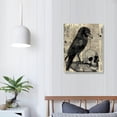 thumbnail image 4 of Awypu Gothic art - Vintage Skull Home Decor, Room Decoration for Goth Fans - Horror Poster - Spooky Wall Art, Creepy Decorations - Gothic Room Decor Aesthetic for Halloween, 4 of 5
