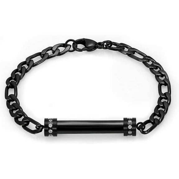 Cylinder Cremation Bracelet for Ashes Adjustable Manmade Braided Cremation Memorial Urn Bracelet / Stainless Steel Keepsake Urn Bracelet for Ashes