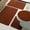 Brown, variant on Bathroom Rugs, Bath Mat Set of 4, Absorbent Microfiber Non-Slip Shaggy Ultra Soft Bathroom Runner with U Shaped Contour Toilet Mat for Tub Front, Shower Inside Floor