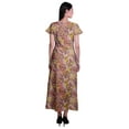 thumbnail image 3 of Moomaya Robe Longue Maxi pour Femmes à Manches Courtes, Robe Formelle/décontractée avec Poches P-TTG, 3 of 6