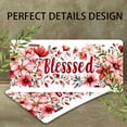 thumbnail image 4 of Floral blessings Front License Plate, Metal License Plate, Funny Standard Plates Personalized Novelty Decorative For Men/Women/Boys/Girls Car 6×12 Inch, 4 of 7