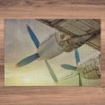 thumbnail image 3 of Ambesonne Vintage Airplane Jigsaw Puzzle, Old Aircraft, Heirloom-Quality Fun Activity for Family Durable Cardboard, 1000 pcs, Brown Blue Yellow, 3 of 5