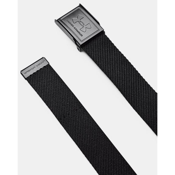 Under Armour Junior Webbing Golf Belt Black/Grey One Size Fits Most