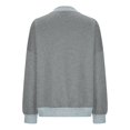 thumbnail image 7 of XINXIAOO Sweatshirt for Women Sweat Shirts Women Long Sleeve Pullover for Women Dark Gray Crewneck Sweatshirts Women Womens Clothes Fall Trending Clothes, 7 of 7