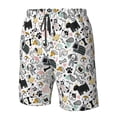 thumbnail image 5 of Naloa Puppy Men's Beach Shorts, Surfing shorts, Swim trunks, Quick Dry Swim Trunks for Surfing Beach Fun - 3X-Large, 5 of 9