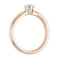 thumbnail image 2 of 1/5 Carat 6-Prong Set Diamond Solitaire Engagement Ring Band in 14K Rose Gold (Ring Size 10), 2 of 4