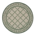 thumbnail image 2 of Safavieh Chelsea Alecia Geometric Area Rug, Ivory/Light Green, 5'6" x 5'6" Round, 2 of 12