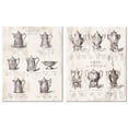 thumbnail image 1 of Lovely Vintage Ephemera Victorian Style Pitchers and Urns Set by Gwendolyn Babbitt; Two 11x14in Poster Prints, 1 of 1