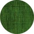 thumbnail image 1 of Ahgly Company Indoor Round Abstract Green Modern Area Rugs, 6' Round, 1 of 4