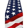 thumbnail image 2 of 4th of July Decorations - Patriotic USA Stars Table Runner for Home | Memorial Day Decorations - 250th Anniversary Fourth of July Accessories Decor Party Supplies Indoor, 2 of 7