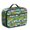 Rooster and Sky, variant on Rooster and Pumpkin Green Pattern Insulated Lunch Bag Teens,Bento School Lunch Bag for Teens for Work,Picnic or Travel 10.6x7.7x4.3 Inches,12 Can Capacity