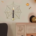 thumbnail image 6 of Spider Web Taper Candle Holder Gothic Metal Hanging Tealight Stand Halloween Decorations for Outdoor Indoor Home Party Decor Wall Mounted Sconce with Detailed Spiderweb Ornamental Design, 6 of 7