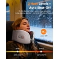 thumbnail image 3 of Arboleaf Heated Neck Pillow for Travel, Memory Foam Airplane Pillow– 360° Neck Support, 100% Memory Foam for Car, Train, Bus, Office Sleep, Travel Essentials for Long Flights, 3 of 9