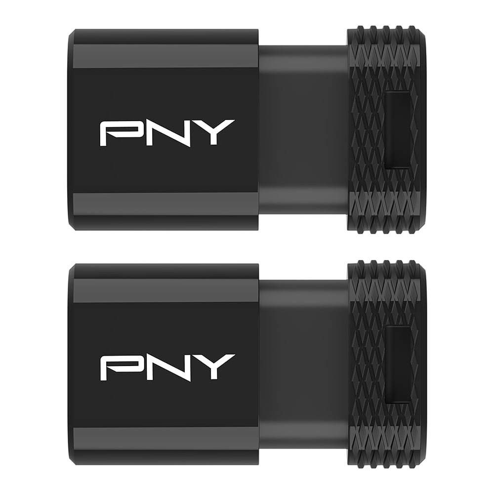 128GB PNY Elite-X Fit Type-C USB 3.2 Flash Drive – Up to 200MB/s Read, Advanced Performance, Convenient Portable Data Storage, Ultra Compact Fit Design, Type-C Connector,2-Pack