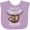 Lavender, variant on Inktastic Our 1st Mothers Day Together Cute Mom and Baby Sloth Boys or Girls Baby Bib