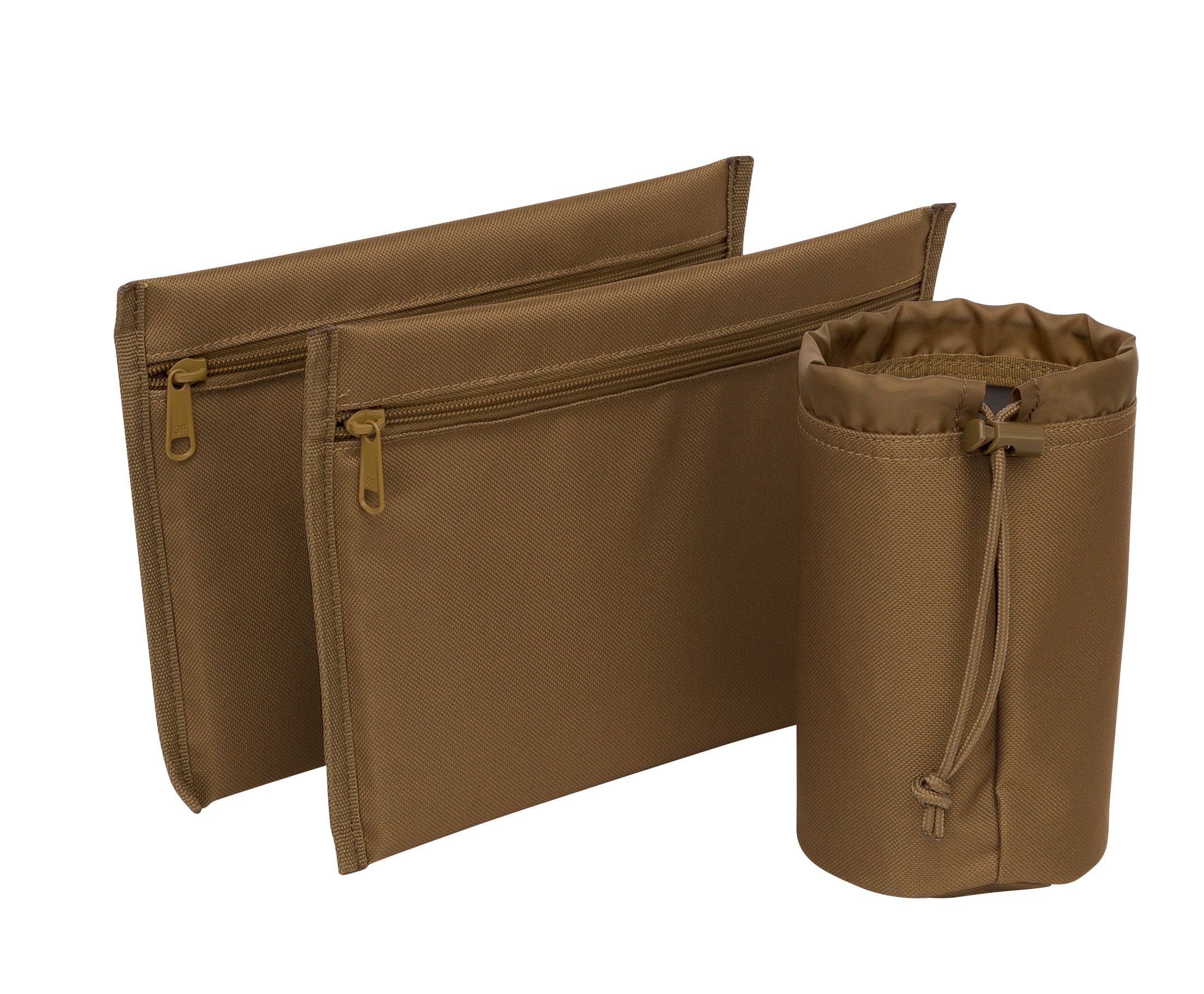 Fieldline Pro Deluxe Range Bag, Large, Brown, 1 Ammo Bag, 4 Piece, Polyester, 7.5 in x 11.3 in, New, Pistol Pouch
