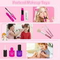 thumbnail image 4 of Syenll Pretend Makeup Kit for Girls, Fake Make up Set with Cosmetic Bag, Toddler Beauty Set for 3-8 Year Old Little Princess Birthday Gifts, 4 of 8