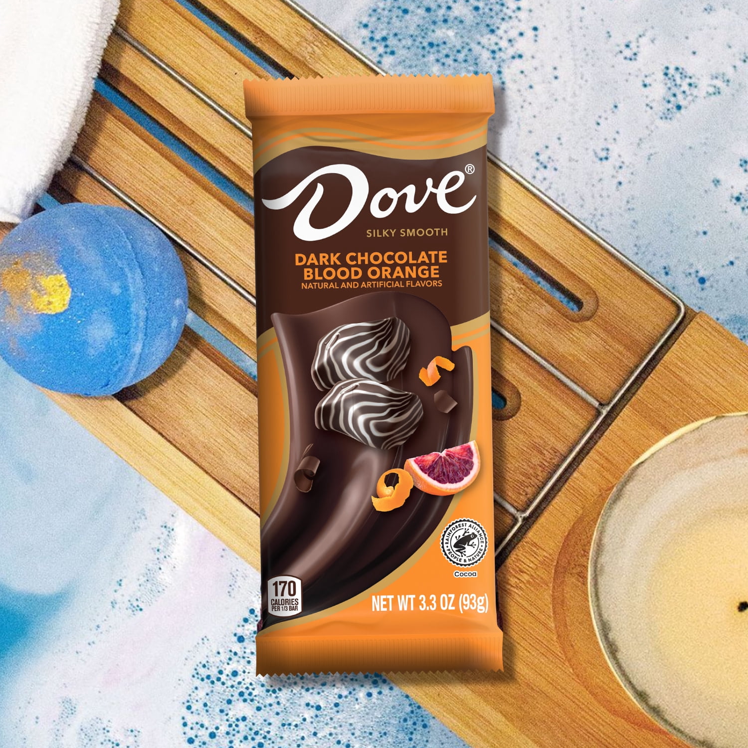 Dove Dark Chocolate Blood Orange Bar - 3.3 oz Pack