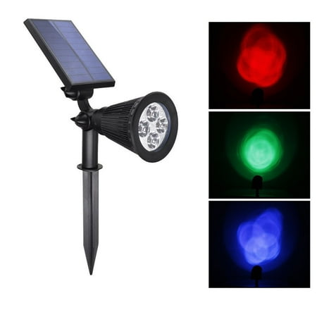 Solar Spotlight Light Colored Landscape Lights Led Departments