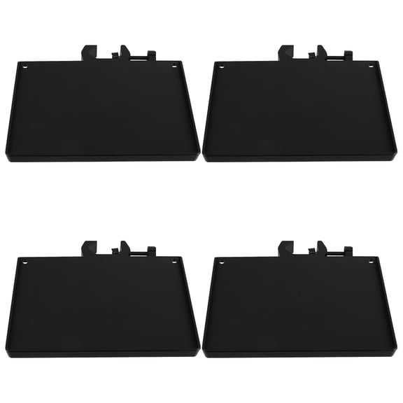 HEANUJJ 4Pcs Adjustable Mount Tray for Mic Stand with Cable Management and Sound Card Holder