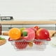 thumbnail image 3 of Cestas de compras pequeñas de hierro para niños, cestas de comestibles con asas, pequeño organizador, contenedor, contenedor para huevos, frutas, verduras, aperitivos, 3 of 5