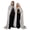 Beige, variant on MuXiKeJi Clothes Velvet Hooded Cape Adult Cloak With Collar Full Length Halloween Hooded Robe | Unisex Vampire Witch Renaissance Cape for Cosplay Masquerade Party LARP 12 Colors S-5XL