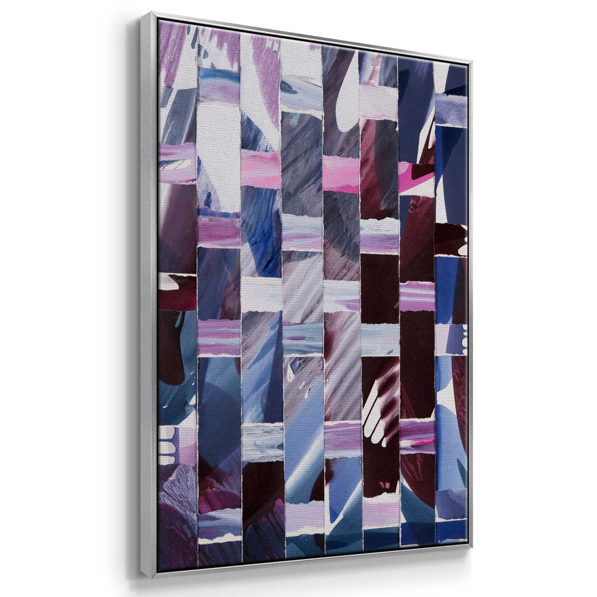 Dream Portals Framed Premium Gallery Wrapped Canvas - Ready to Hang - 27 x 41 - Silver Floating Frame