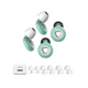 thumbnail image 1 of 2pcs Tapones Dormir Para Oídos Con Reducción De Ruido 25db Lab.G Verde, Blanco, 1 of 5