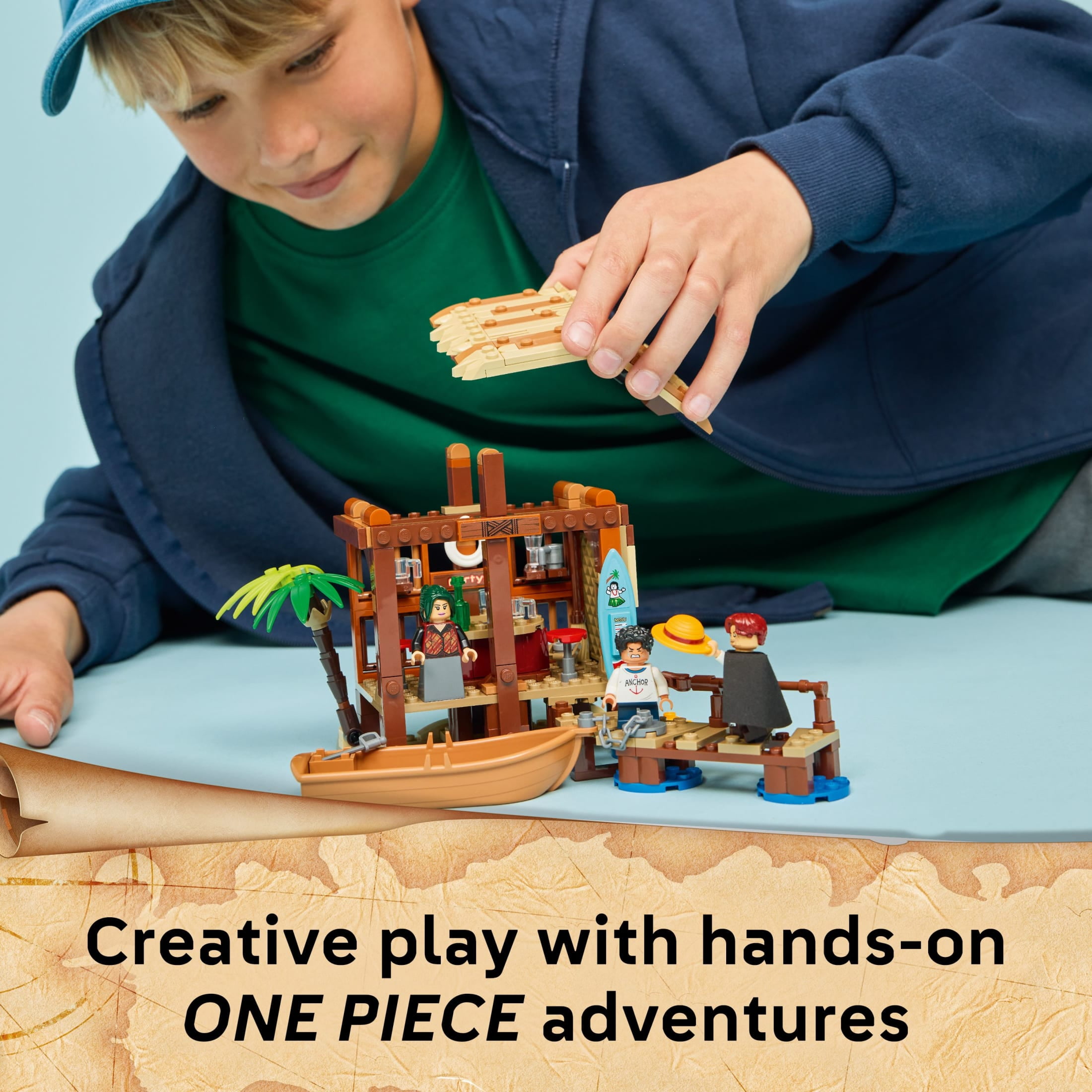 LEGO ONE PIECE Windmill Village Hut Building Blocks - Pretend Play Building Toy for Boys & Girls, Ages 8+ - Gift for Birthdays - Toy Figures & Playset for Anime Fans - 75636