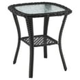 thumbnail image 4 of Manhattan Comfort Fruttuo 3-Piece Rattan Patio Conversation Set in Gray, 4 of 5